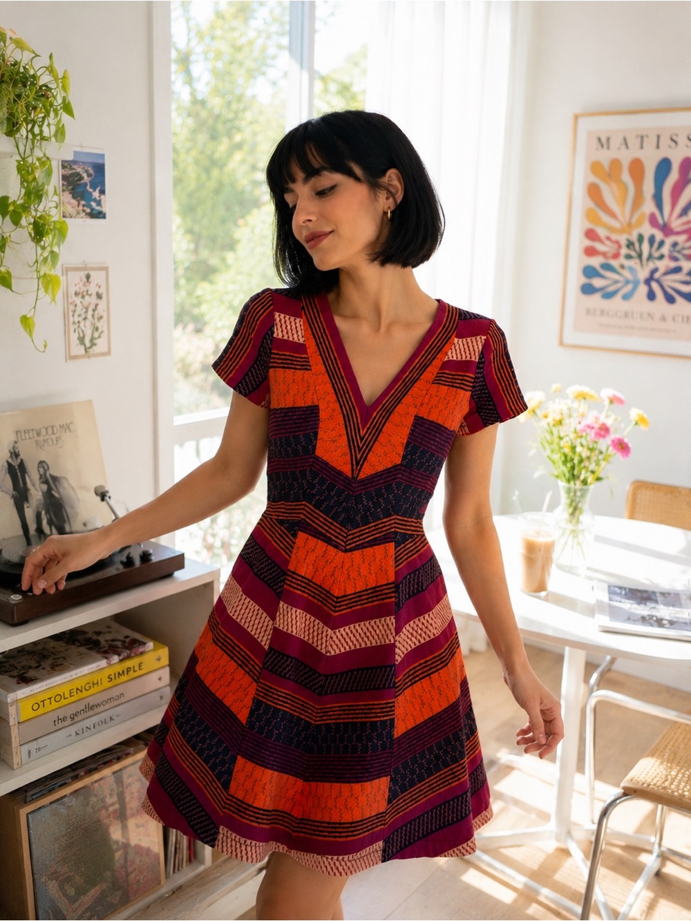 Anthropologie HD in Paris Burbank Knit Dress